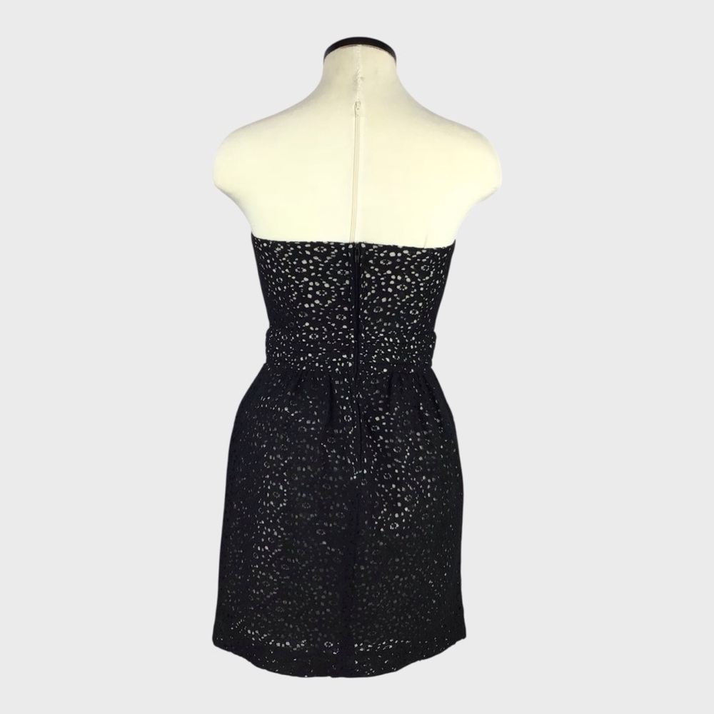 Pins and Needles Black Lace Strapless Sweetheart Dress - Picture 3 of 6